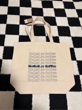 Women in Coffee Everyday Canvas Tote Bag | MiiR x Olympia Coffee (New w/ tags)